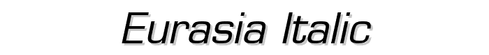 Eurasia Italic font